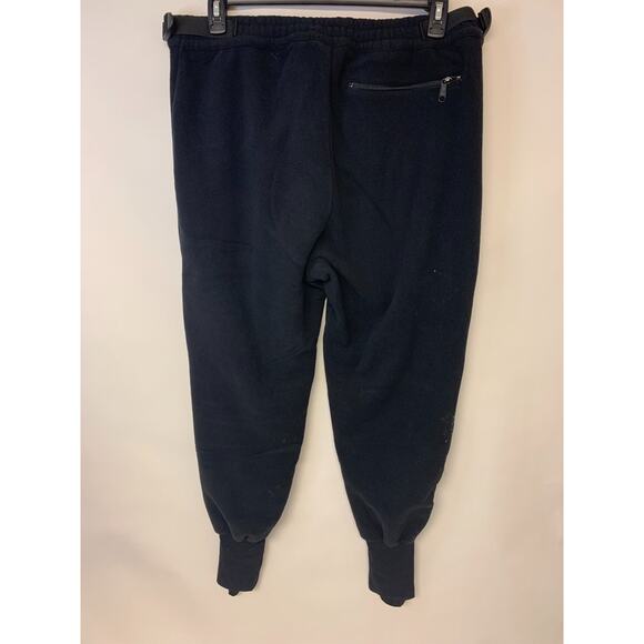 Cabelas Pants Men Large Black Fleece Stirup Winter Sports Hiking Hunting Warm - Picture 2 of 10